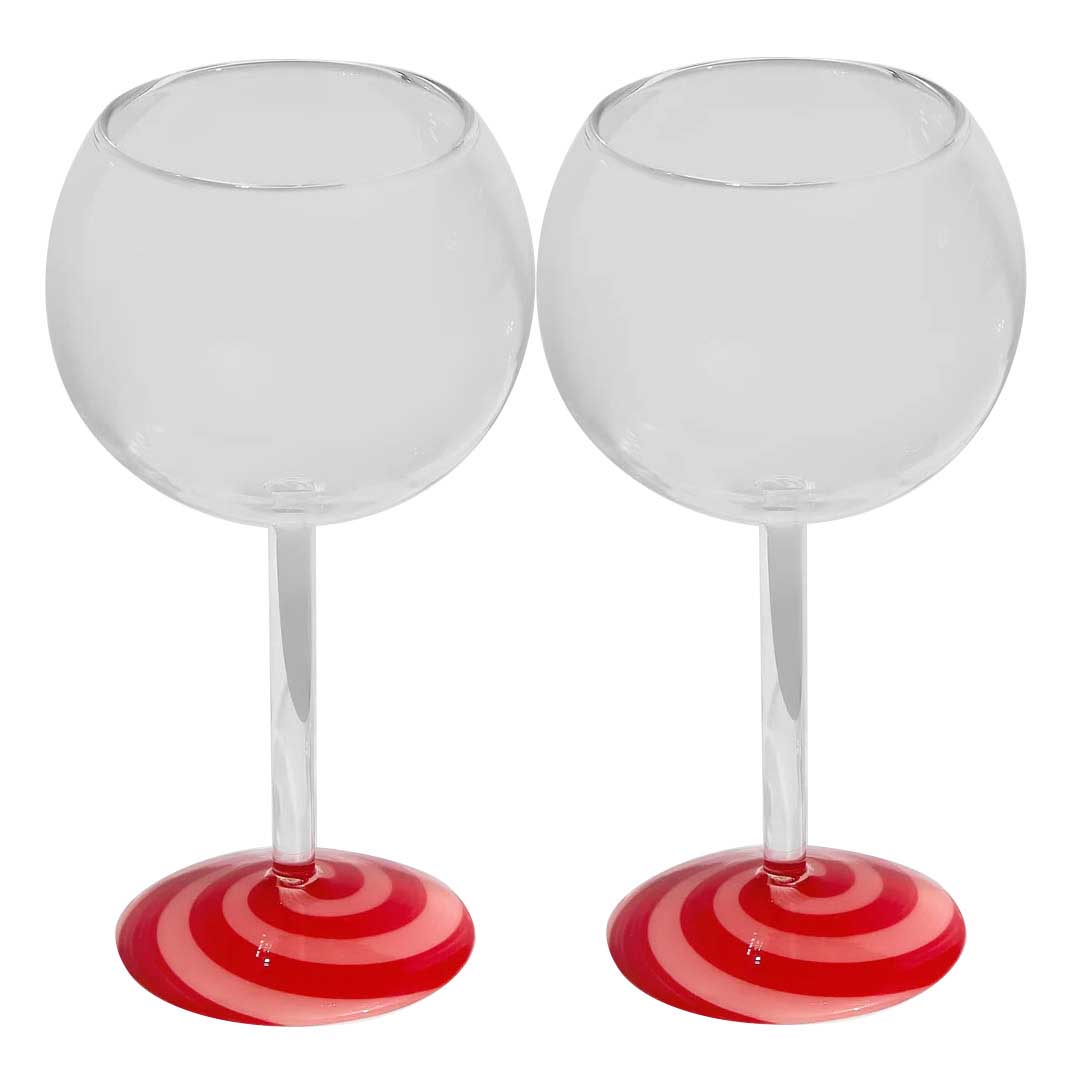 FAZEEK Swirl Wine Glass Set of 2